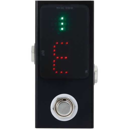 電源:DC 9V(φ2.1mmセンターマイナス)(アダプター別売/推奨アダプター:KACA-1) 基準ピッチ:A=440Hz(固定)、測定範囲:G1(12.25 Hz) C8(4186 Hz) 測定精度:プラスマイナス1セント バイパス:トゥルーバイパス 消費電流:最大60mA 本体サイズ(ジャック、スイッチ含む):87.5x47.5x41.5mm 本体重量:160g ステージで見やすい表示&amp;高い耐久性:大型LEDディスプレイが暗いステージでも確実な視認性を確保。堅牢な金属ボディは持ち運びや設置・撤収を繰り返すハードな環境にもタフに対応します。