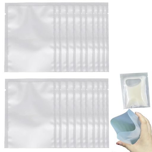 【パッケージ内容】・熱圧着小分け容器20個セット・サイズ:縦9cmx横7cm/容量約10ml 【高い密閉性】ストレートアイロンによる加熱密封構造で、抜群の密閉性能を発揮。分装袋や容器からの漏れを確実に防ぎ、ビジネスや旅行時の荷物管理に最適です。※使用するアイロンの種類やキッチンペーパーの厚さにより加熱時間が異なりますので、状況を観察しながら加熱してください。 【持ち運びに便利】軽量設計の小パウチは手軽に持ち運べます。シャンプー、乳液、ボディソープ、クリームなどを収納するのに最適で、化粧ポーチや鞄、スーツケースに簡単に入れられ、スペースを取らないのがポイントです。 【安心の素材】優良品質のPET素材を採用しており、子供の接触でも安全です。 【幅広い用途】旅行用シャンプー、乳液、マッサージオイル、ボディソープなどの化粧品やシャワー用品の包装に適しています。休暇時も出張時も、当社の小パウチはあなたに快適な収納ソリューションを提供します。重いボトルから解放され、コンパクトで効率的な旅を楽しみましょう!