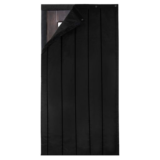 TroyStudio厚手ドア防音ブランケット-95x220x2cm厚手窓防音シート家庭用音響減衰カーテン仕切り壁ノイズブロッカー寝室音楽録音スタジオ