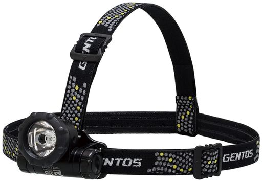 GENTOS(ジェントス)LEDヘッドライト【明るさ120ルーメン/実用点灯13時間/防滴】単3形電池1本使用コンパクトヘッドライトGTR-S31D