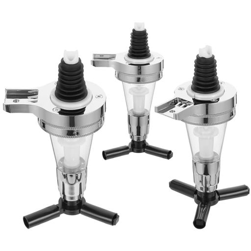 Rakuten - Cabilock3個ウォーターディスペンサーポンプ壁掛け式酒器ショットポアラーワインボトルホルダービバレッジボトル用ディスペンサーパーティー用品