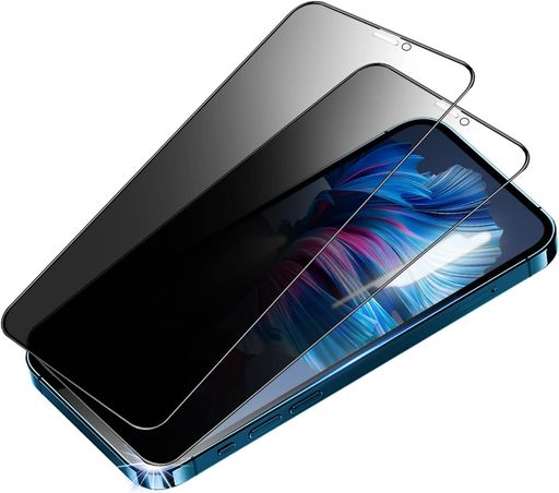 乐天商城 - MINIKAiphone12用のガラスフィルムのぞき見防止いphone12pro用のぞき見防止フィルムアイフォン12プロフィルム覗き見ないの互換性あり【6.1インチ/2枚セット】