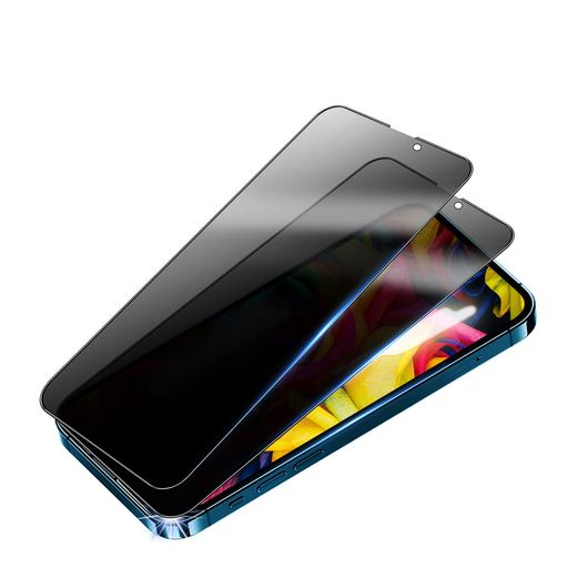 乐天商城 - MINIKA【覗き見防止】iphone13用のガラスフィルムのぞき見防止いphone13pro用のぞき見防止フィルムアイフォン13プロフィルム覗き見ない【6.1インチ/2枚セット】