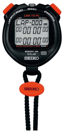 セイコー データ通信 ソーラーストップウォッチ ブロックメモリー SVAJ701