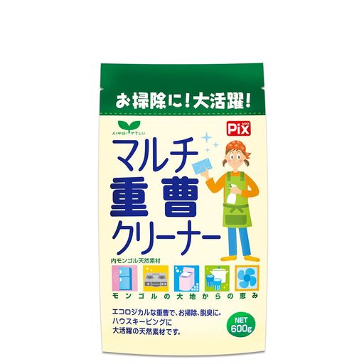 樂天商城 - ライオンケミカルピクスマルチ重曹クリーナー(食器鍋浴槽換気扇レンジキッチン)天然素材600g