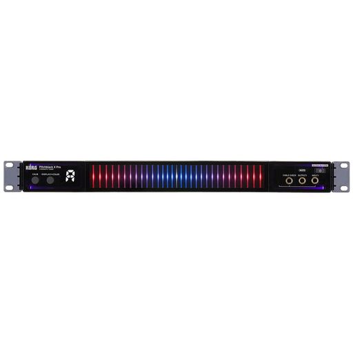 高性能バッファー「ULTRABUFFER」を搭載したラックマウント・チューナー。 選べるマルチカラーLEDにより圧倒的な視認性を実現。 プラスマイナス0.1セントまで追い込める超高精度チューニング。 4種類のメーター・ディスプレイ・モードから選択可能。 ケーブル断線の有無をディスプレイ表示する独自の機能「ケーブル・チェッカー」を搭載。