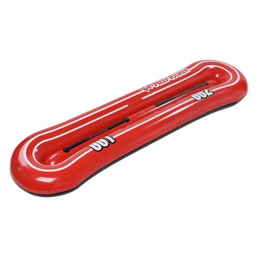 材質:PVC(玩具安全基準適合可塑剤使用) 本体サイズ:W約1570mmxH約340mm 本体重量:632g 対象:4才~大人定員2人 カラー:レッドブラック