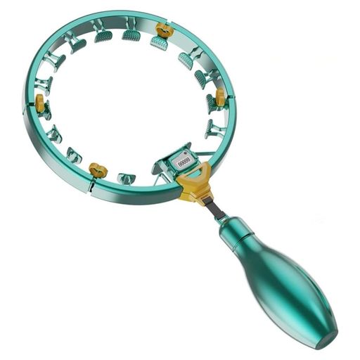 Itisyouスマートフラフープカウント機能付きフラフープ360°自由調節自動回転スリムウエスト腹部フィットネス脂肪燃焼