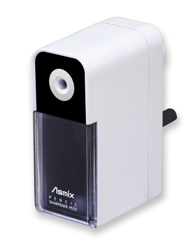 アスカ(Aska)鉛筆削りえんぴつけずりき芯先調整機能付きホワイトPS70W