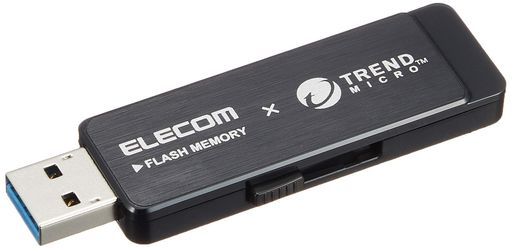 ウイルスチェック機能は心配ないトレンドマイクロ社製「Trend Micro USB Security(TM) 2.1」を搭載。パスワードロック機能とウイルスチェック機能を搭載したセキュリティ機能付USB3.0メモリ。 USB3.0対応ウイルスチェック機能と情報漏洩対策機能を搭載したセキュリティUSBメモリMF-TRU3シリーズ トレンドマイクロ社製ウイルススキャンソフトウェアを搭載。パスワードロック機能、ウイルスチェック機能を搭載したUSB3.0 セキュリティUSBメモリのエントリーモデル。 高速データ転送を実現するUSB3.0に対応:USB2.0の「10倍」以上の高速データ転送を実現する「USB3.0」に対応。下位互換性があり、USB2.0/1.1のパソコンでも使用することができます(転送速度はパソコン側のポートに依存します)。 パスワードロック機能:紛失/盗難時の情報漏洩対策としてパスワードロック機能を搭載。ソフトウェアのインストールやパソコンの設定を変更することなく、簡単に使うことができます。