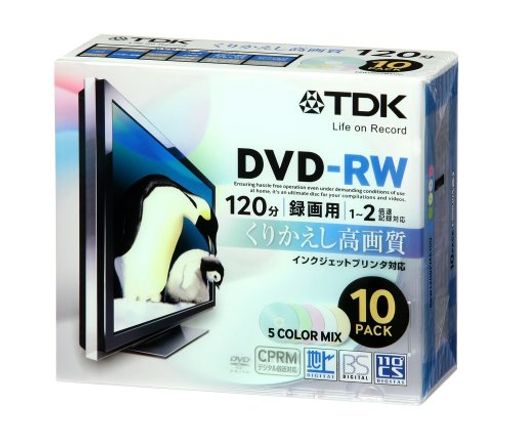 TDK 録画用DVD-RW デジタル放送録画対�