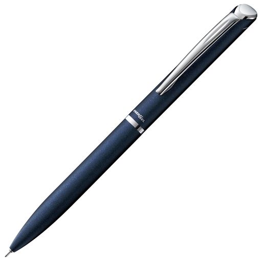 【エナージェルの特長】スッと書けてサッと乾く/なめらかな書き心地と優れた速乾性 【5つの芯径に対応】0.3、0.4、0.5、0.7、1.0mm【内蔵芯径】0.5mm 【機構】回転繰り出し式【軸色】ダークブルー【インク色】黒 【材質】軸:真鍮/頭冠:ABS・ニッケルクロムメッキ/クリップ:鉄・ニッケルクロムメッキ 【本体サイズ】20x15x150mm/25g