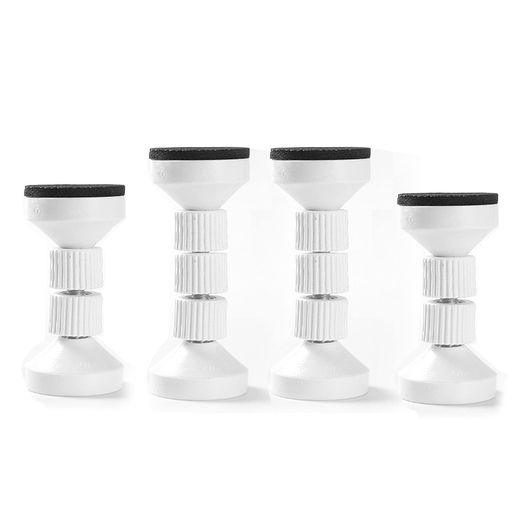 CMD家具転倒防止耐震突っ張り棒4本入調整可能取付高さ7.7cm~11cm超強力耐圧200kg耐震揺れ防止両面テープ付き地震対策保護パッド防災グッズ冷蔵庫本棚狭い隙間用