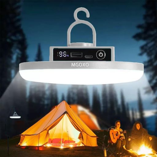 MGOXO 投光器 LED 16000mAH大容量 10000lm 作業灯 3つ点灯モード キャンプ ランタン Type-c充電 磁気設計 折り畳み式 アウトドア 投光器 led 屋外 充電ケーブル付き アウトドア キャンプ 夜釣り登山(…