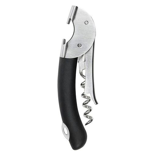 OXO オクソー ソムリエナイフ ワインオープナー 2段式 コルク抜き 栓抜き ホイルカッター付