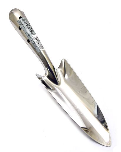 日本製 サイズ:全長292mm サビに強いステンレス製 補強付き 種・苗・球根の植付けに。
