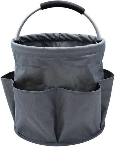 Tool Bags - バケツツールバッグ工具収納用ケース大容量ツールバケットバケツ折りたたみ式バケットポケット多機能ポケット付きガーデンツール庭仕事道具入れ工具袋防水耐久オーガナイザーガーデ…