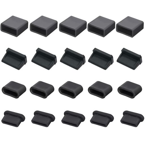 【静電気が発生しやすい冬に最適!】USBコネクター防塵カバーです。ホコリ・ゴミや湿気の侵入をシャットアウト。水滴、湿気や汚れの付着による接触不良、錆び、ショート(短絡)と酸化を防ぎ、製品の使用寿命を延長します。 【内容物】USB Aタイプ(USB2.0/USB3.0)オス用5個、メス用5個。USB 3.1 タイプC オス用5個、メス用5個入り。チャック式袋入り、取り出し簡単。綺麗に保存できます。 【材質】柔らかいシリコン素材でピッタリフィット、持ち歩いても抜け落ちる心配がない。取付簡単・脱着によるコネクタ損傷のリスクを軽減。 【メス用】ノートPC、PS4、モバイルバッテリー、車載USBポート、USB充電器、USBハブ、ACアダプタ等の機器に適用。 【オス用】USBメモリー、USBケーブル、USBカードリーダーやBluetoothアダプター等のUSB機器に適用。