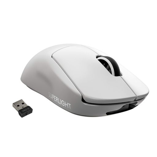 Logicool G PRO X SUPERLIGHT ワイヤレス ゲーミングマウス G-PPD-003WL-WH 軽量 63g未満 LIGHTSPEED HERO 25Kセンサー POWERPLAY 無線 充電 対応 ゲーミング マウス ホワイト PC