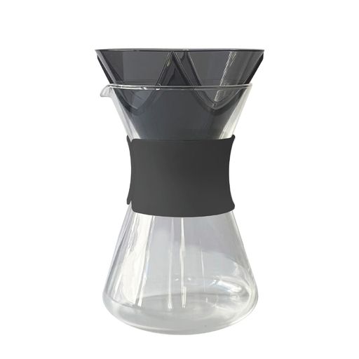 ドリップコーヒー 【1回で抽出】蒸らし不要、お湯を1回注ぐだけで約40秒で2杯分が抽出できます。忙しい朝でも短時間で美味しいコーヒーを味わえます。誰にでも手軽に淹れられるセット品です。 【初心者におすすめ】コンセプトはコーヒー抽出初心者にも手軽に使っていただけること。1回お湯を注ぐだけで毎回安定した味わいを再現できます。サーバーにはメモリが付いているので抽出量もひと目でわかります。コーヒー抽出の目安レシピ付きなので初めてでも安心してお使いいただけます。 【電子レンジOK】サーバーは耐熱ガラスでできているので、電子レンジでもお使いいただけます。ミルクや冷めてしまったコーヒーの温めにも困りません。 【コンパクト収納】ドリッパーがポット部分にすっぽりと収まる形状なので、場所をとらずに置いておくことができます。 【商品詳細】本体サイズ:幅11.6x奥行11.6x高さ18.7cm、本体重量:313g、本体材質:ドリッパー/A