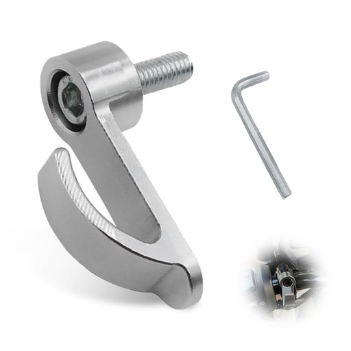 【高強度アルミ合金製】T6 アルミ合金を採用し、軽量ながら耐久性・耐衝撃性に優れています。防錆加工で長期間使用できます。 【強力耐荷重&amp;安心固定】最大 5kg まで対応。M6 ボルトでしっかり固定でき、走行中の緩みや落下を防ぎます。 【多車種に対応】バイク・原付・スクーター・自転車・キックボードなど、M6 ネジに対応する車種に幅広く使えます。 【便利な多機能フック】ヘルメット・コンビニ袋・カバン・リュックなどを手軽に吊り下げ可能。通勤・通学に大変便利です。 【仕様】シルバー、サイズ約 4.7x2.1cm。フック 1 個、耐荷重約 5kg。工具不要で簡単に取り付けられます。