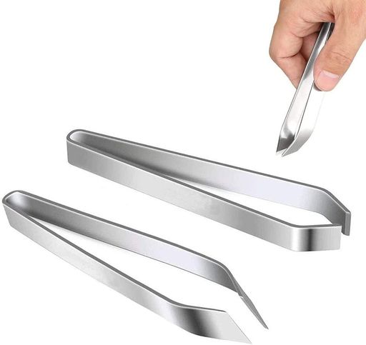 魚の骨取り キッチンツール ステンレス 斜め口 便利な料理道具 毛抜き 魚ボーンピンセット 調理器具 ピンセット 骨抜き (style1)