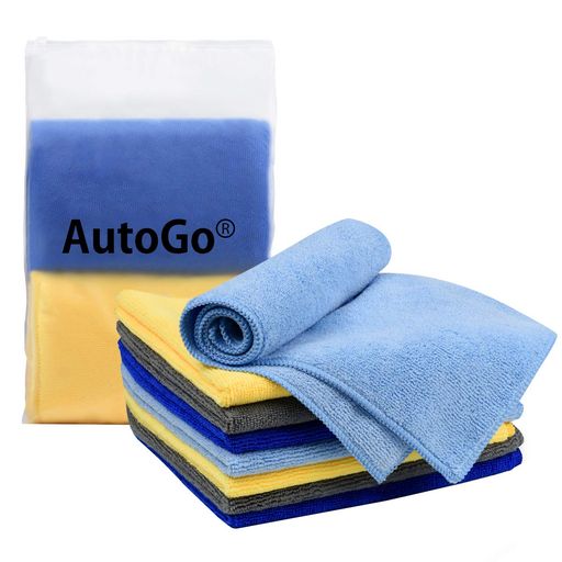 AutoGo マイクロファイバークロス 洗車タオル 吸水 速乾 40CM*40CM 4色