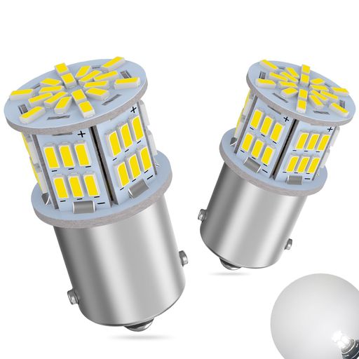 車 【24V S25 LEDシングル 】DC24V大型車/ボートに適用。定電流回路搭載なので、車両電圧の変化に影響されず、安定した点灯を持続します。『ご注意:12V自動車とバイク使用不可』. 【超高輝度&amp;省エネルギー】S25 LEDは高発光効率の54連4014LED 高輝度チップを搭載し、約500LM/個。爆発的な明るさを実現しました。LEDだから光が鮮やかに輝いて、視認性抜群です。5Wの消費電力だけ、市販のハロゲン(パワー:18W)より省エネルギーの上で、明るさは大幅にアップ! 【無極性&amp;簡単取付】純正球(S25)とほぼ同じサイズなので、極性フリーで、取付は簡単!適用ソケット:ポジションランプ/ バックランプ /サイドマーカー球/ナンバー灯/ ドアランプ /フォグランプなど。適用ソケット:S25/ P21W/ 1156/ BA15S/ G18. 【放熱性&amp;耐久性抜群】54個のチップが360度均一に配置されていて、ガラス繊維回路基板素材素材で作り、効率の高い放熱も可能になって、バルブの使用寿命を延びます。放熱性と耐久性が抜群です。チップの使用寿命を長引かせます。