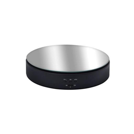 電動回転ディスプレイスタンド、バッテリーUSB使用ターンテーブルベアリング10KG (...