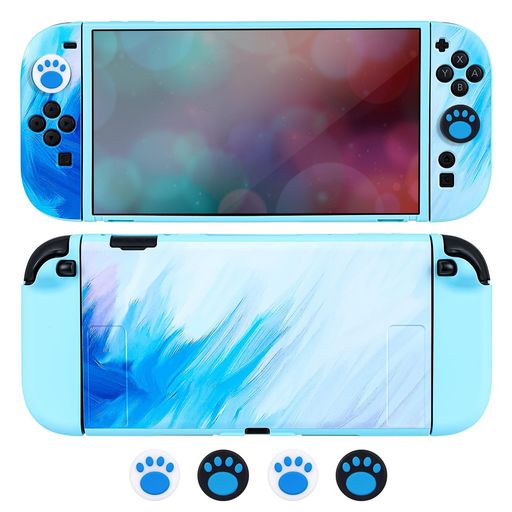 DLseego Switch2 用 ケース Switch2 カバー スイッチ2 カバー スイッチ 第二世代に対応 保護カバー スイッチ2ケース 分離式 TPU 超軽量 耐衝撃 傷つけ防止 全面保護 取り外し簡単 猫肉球グリップキ…