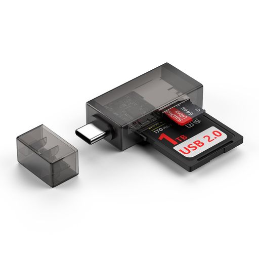 2in1 SDカードリーダー Type-C iphone sdカードリーダー 高速 双方向転送 写真/ビデオ/動画 iPhone15/16/MacBook/PC/Galaxy/Chromebook/Android/Type-C スマホなどのデバイスに対応