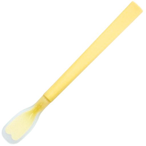 乐天商城 - フセ企画岡部洋食器口あたりやさしいスプーン小イエローKU-01Y