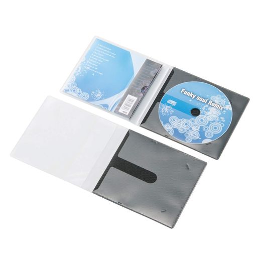樂天商城 - エレコム ディスクケース 省スペース CD DVD 1枚収納 30枚パック ブラック CCD-DPC30BK