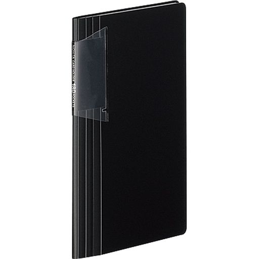 コクヨファイルカードホルダーノビータスリム30枚180名収容黒メイ-N118D