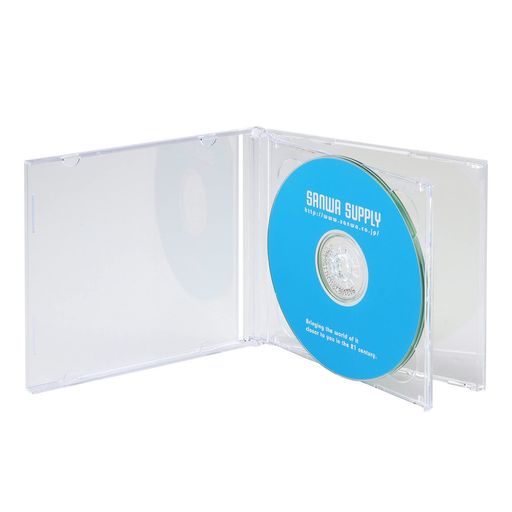 Rakuten - サンワサプライBlu-ray・DVD・CDケース(2枚収納タイプ・5枚セット)FCD-22CLN2クリア