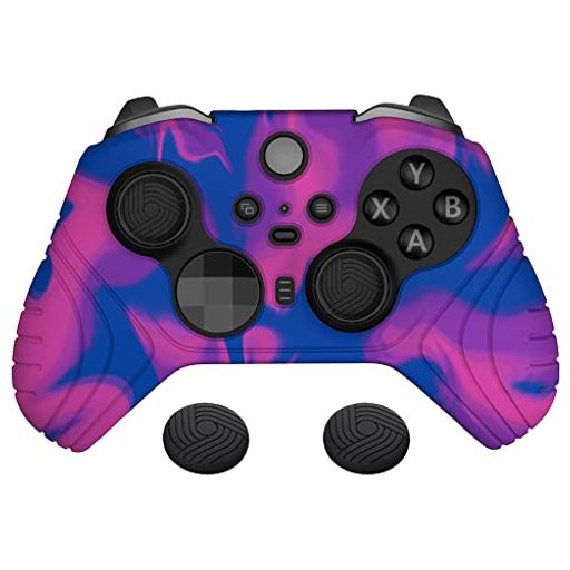 高品質なシリコン製カバーは、Xbox Elite Wireless Controller Series 2対応用およびElite Wireless Controller Series 2 Core対応用特別に設計されています。様々なスタイルと色から選ぶことができ、コントローラーを新しく、スタイリッシュに保ちます。 滑り止めシリコングリップスキンの表面は、エルゴノミックな侍エディションで設計されています。3D凹凸のラインが、視覚的なインパクトと楽しみを追求しています。超厚手の手のひらグリップは、長時間のゲームセッションでも快適さを提供します。 耐久性のあるシリコンスリーブは、取り付けや取り外しが簡単であり、コントローラーの機能に影響を与えません。シリコンケースを付けたまま充電でき、ボタン、タッチセンサーパッド、またはポートの使用を妨げません。 正確にカットされた保護カバースキンは、Xbox Elite Series 2コントローラーに全方位かつ信頼性のある保護を提供し、日常使用による傷、汚れ、こぼれ、およびグリースを防ぎます。
