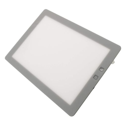 重量:0.95kg 適応用紙:A4(透写サイズ:297x210mm) 調光:7段階 消費電力:5W 本体サイズ :350x262x8mm