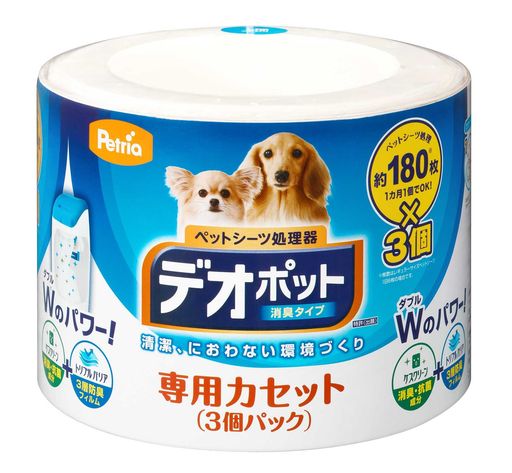 樂天商城 - ペットリア(Petria)デオポット消臭タイプ専用カセット92043個パック