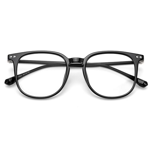 [FEISEDY]ブルーライトカットメガネ伊達メガネuvカット/紫外線カットめがねpcメガネ度なし12.7g超軽量パソコン用メガネ黒縁メガネ大きめオシャレメンズレデイース男女兼用B1184