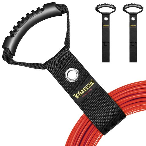 ✅【製品内容】- 43 cm x 5 cm持ちやすいマジック式ストラップ2パック。35メートル以下のケーブル、17メートル以下のホースをまとめるのに適しています。 ✅【持ち運んで掛ける】- 便利なキャリーハンドル付きで、重たいケーブルやホースを簡単に運べます。収納のためには、ハンドルやハトメで壁のフックにきれいに掛けるだけです。 ✅【調整できる面ファスナー】- 面ファスナーなので、延長コードストラップを自由に調整して、コード、ホース、ロープなどのサイズに適応できます。この工業等級素材は、長持ちする作りです。 ✅【うまくまとめる】- 屋内外の延長コード、大きな器具用ケーブルやコード、ネットワークワイヤーやジェネレーターコード、電気コードやウォッシャーホース、庭やプール用ホース、空気・真空ホース、長いロープなどエンドレスな用途。この調整できる収納ストラップは、家、作業場、貯蔵庫、キャンパー、ヤード、ボート、その他の場所をよりスッキリと有効にするのに役立ちます。 ✅【2年間の製品サポート】- 2年間の製品サポートを付けて、この収納ストラップの質を支持しています。