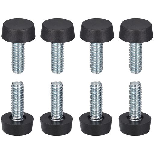 Rakuten - DTGN1/4”-20UNC可変家具脚-24個入り-家具に最適-家具用調整脚ねじ込み式-黒