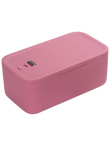 youyeetoo ロック可能な収納ボックス、ロック付き薬箱、食品ロックボックス、スマホロックボックス、個人用冷蔵庫用コンテナ、家庭、オフィス、整理、旅行、ギフト コンパクト設計 23.9x1…