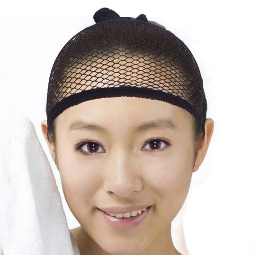 Rakuten - [RiseWorldWig]ウィッグキャップ専用ネット黒かぶりやすい筒型タイプヘアーネット