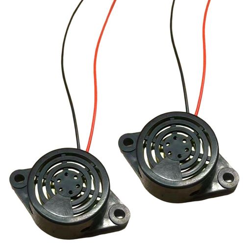 Rakuten - winova電子ブザー連続音ブザーサウンドブザー圧電ブザーサウンダーブラウザブラックDC3V-24V100dB2個入り