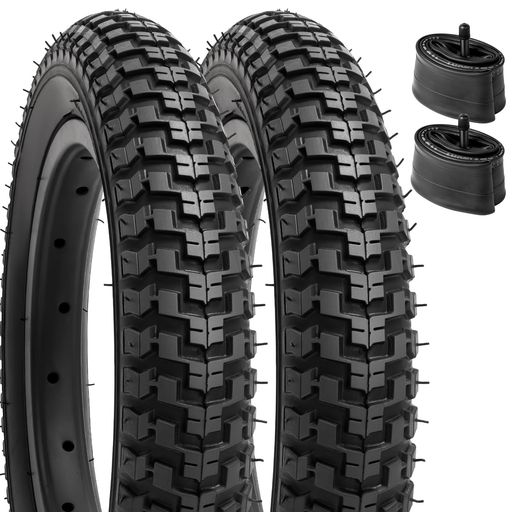 ✅【適用範囲】:自転車外タイヤサイズ121/2x21/4インチ(12.5X2.25inch)の子供用自転車電動キックボードScooter電動スクーター電動車椅子に適用する。注意:購入前にタイヤのサイズをチェックしてください。タイヤサイズは通常外タイヤの側面に表示されます。注目:私たちのタイヤは通常の走行用途です。極限クロスカントリー、超荷重、改造車などの非通常用途は、私たちの通常のアフターサービスの範囲ではありません。このような需要がある購入者は慎重に選択して使用してください。 ✅【超耐久性】:121/2x21/4タイヤは良質なゴム材料と高編糸で作られ、グリップ力が強く、耐摩耗性が強い。 ✅【新型発売厚み設計】:日常的に自転車に乗ることの多いお客様のニーズに対応し、チューブの耐久性をさらに高めるために、通常版のチューブより約25%厚みが増加し、肉眼で見える厚み感を持つ厚み強化チューブを開発した。チューブの耐爆性と穿刺防止性能を向上させた。チューブのエアインテークはオートバイや自動車と同じ仕様です簡単にエアーを入れることができ楽でした。