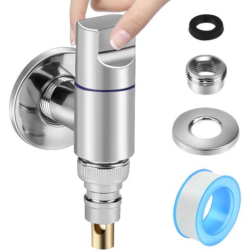 乐天商城 - COOLBOTANG洗濯機用水栓金具純銅鋳造洗濯機水栓緊急止水弁付単水栓露出タイプ単水栓緊急止水弁付自動止水逆流防止弁水漏れ防止取り替え用露出タイプ・埋込タイプ共通機能スペースの節…