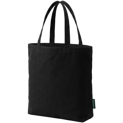  軽量 トートバッグ 無地 帆布 エコバッグ|丈夫なX型補強取っ手|A4/PC対応|通勤/買い物/旅行に/ビジネス ショルダーバッグ メンズ レディース キャンバス トートバック 黒 マチ…