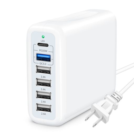 ®Ŵ USB 6ťݡ USBŴ PD ®Ŵ拾󥻥ȡPD20WбUSB C&QC3.0бUSB A&2.4AUS...