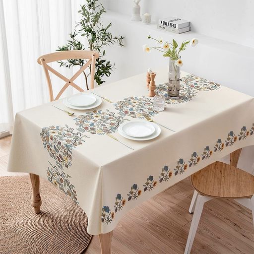 LOHOMEVEテーブルクロスビニールおしゃれテーブルカバー撥水卓布正方形長方形北欧汚れ防止防水防油耐熱..