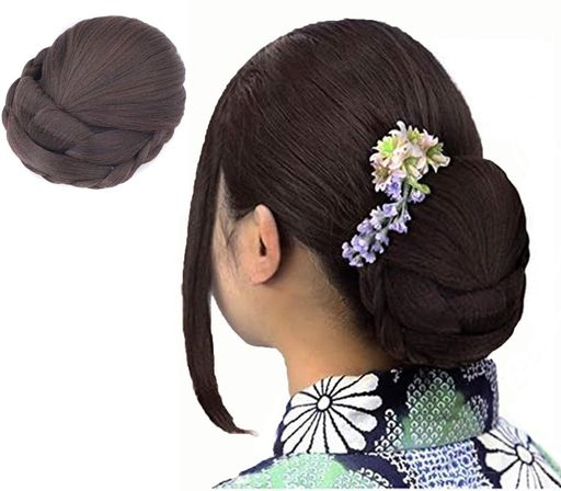 樂天商城 - Remeehi 和装ウィッグ 和装シニヨンキャップ お団子 部分 着物 つけ毛 ウイッグおだんご まとめ髪 髪飾り かつら 着物 夏祭り 花火 浴衣 結婚式 成人式 2/33